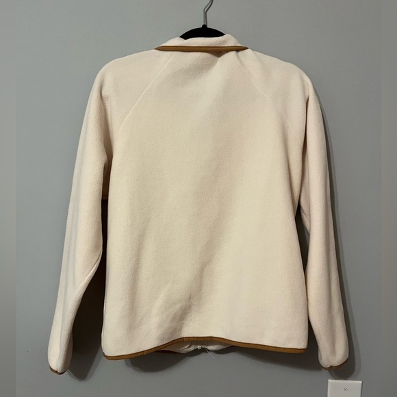 BearPaw NWT Women's Cream and Tan Utility Jacket Size Large - Picture 7 of 9